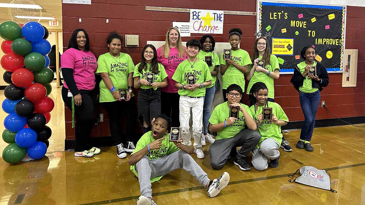 Ten students at Bayside Sixth Grade Campus advanced to the next round of the competition.