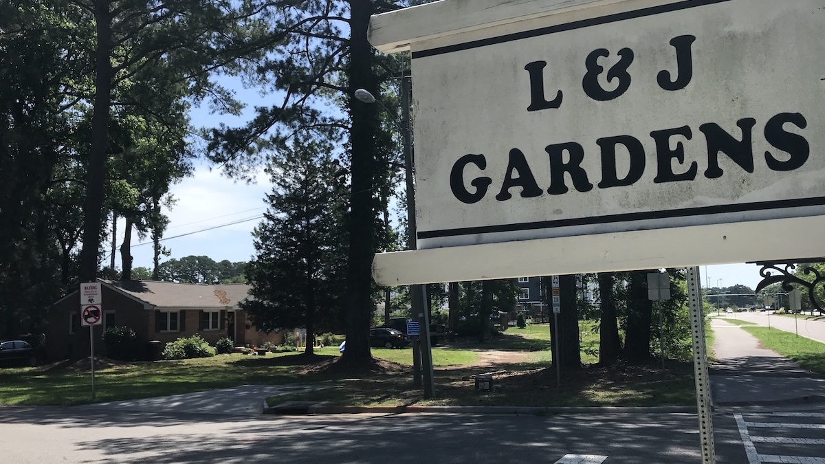 Photo by Paul Bibeau. Built just after World War II for Black professionals who faced segregation, L & J Gardens has been added to the Virginia Landmarks Register.