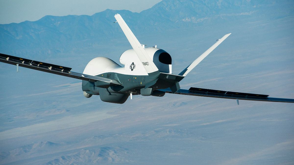 Photo courtesy of U.S. Navy/Northrop Grumman. Triton unmanned aircraft system is currently used as part of the Navy’s Maritime Patrol and Reconnaissance Force.