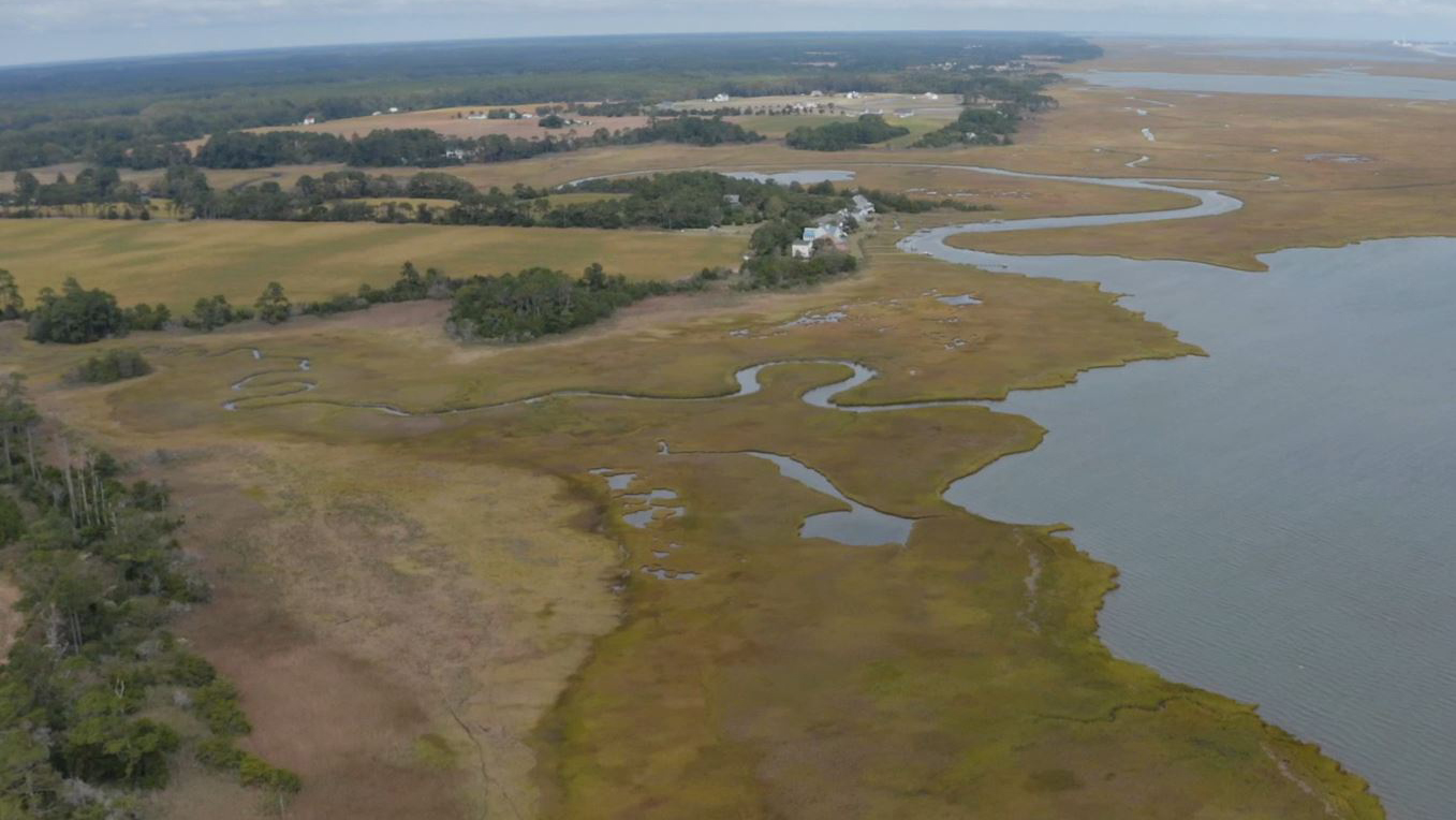 Accomack County on the Eastern Shore. Several census tracts in the county are now deemed federal Community Disaster Resilience Zones. (Image by Neil Grochmal/WHRO)