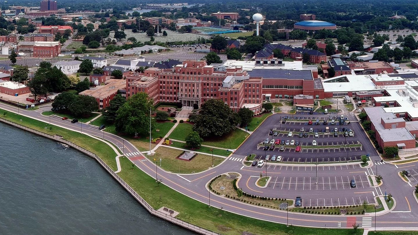 Photo from Hampton VA Facebook. The federal Veteran's Administration said the Hampton VA Medical Center could be replaced by two new centers in or near Newport News and Norfolk.