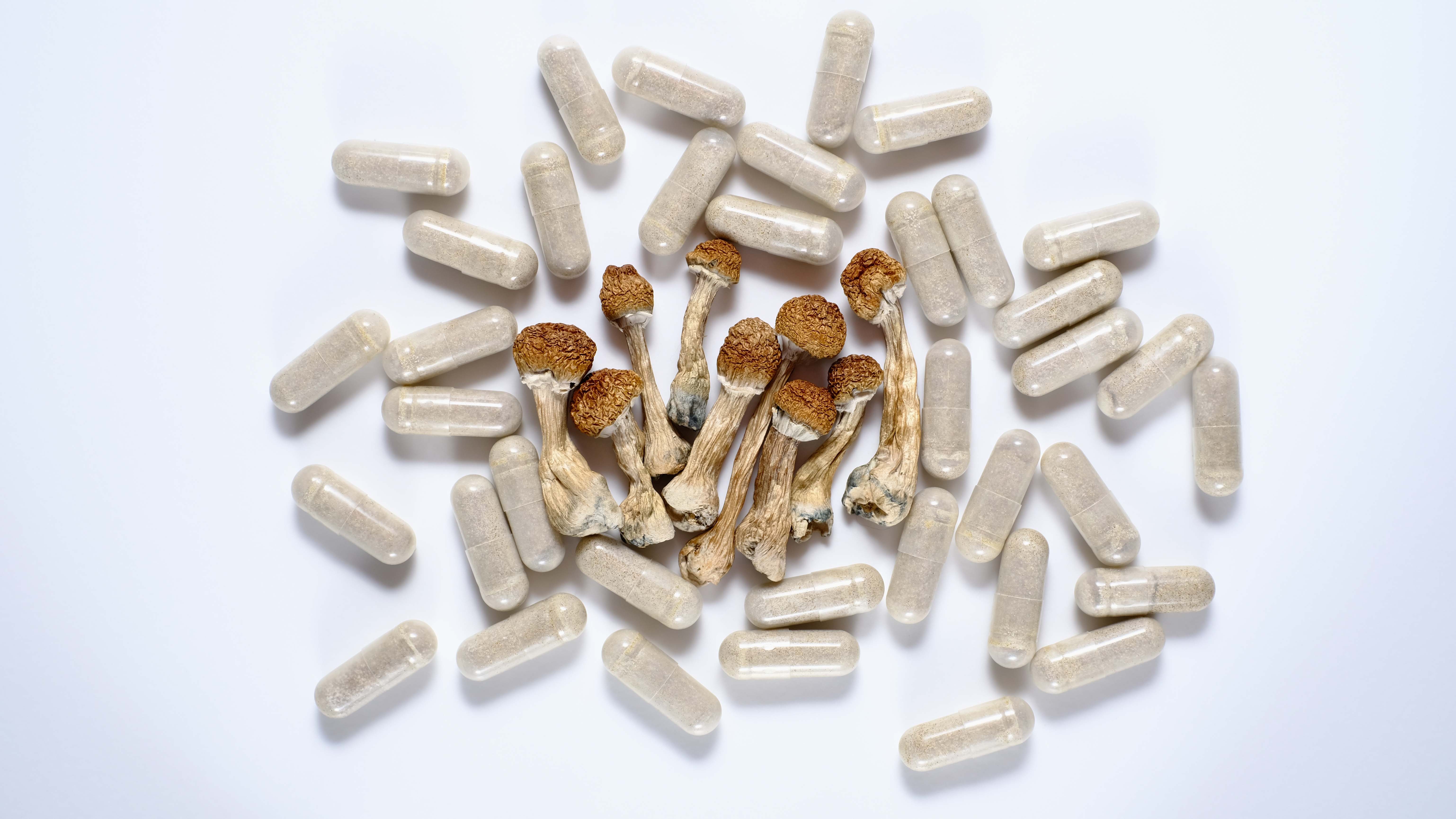 The Veterans Administration has studied alternative treatments for PTSD and depression, including ketamine and psilocybin. The second, also called 'magic mushrooms,' aren't legal in Virginia. (Image: Cannabis Pic via Shutterstock)