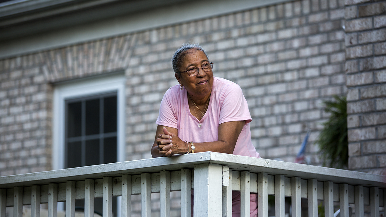 Deborah Mapp,75, at her home in the Broad Creek neighborhood of Norfolk,VA Thursday evening, Sept.7,2023. She grew up in the Lambert's Point neighborhood bordering Old Dominion University.